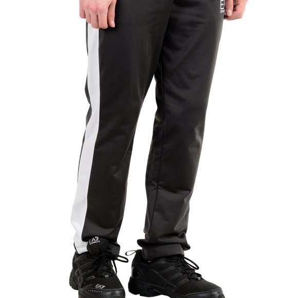 Emporio Armani EA7 "Train Tri" Gray Sweat Pants - Picture 2 of 5